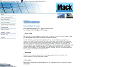 Desktop Screenshot of mack-gruppe.de