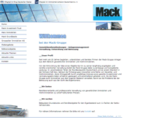 Tablet Screenshot of mack-gruppe.de